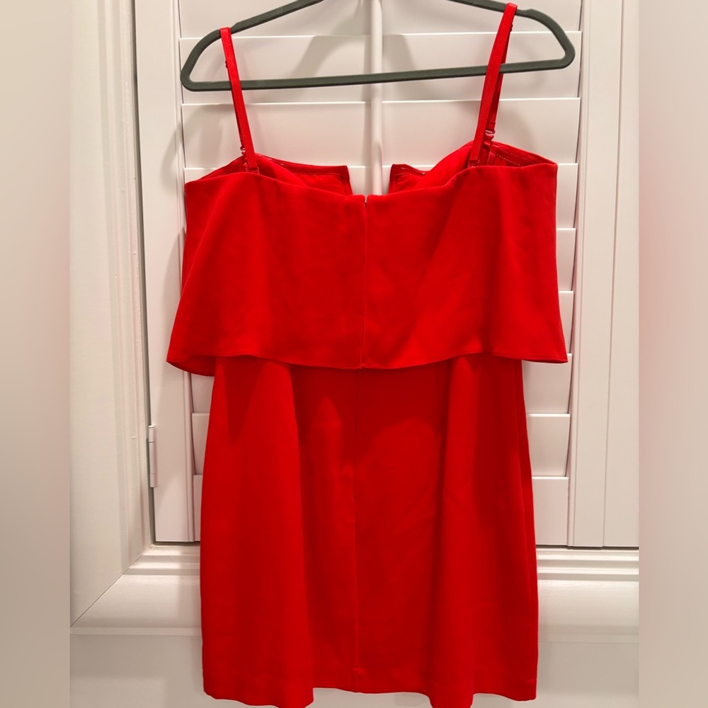BCBGMaxAzria Strapless Vibrant Red Dress - Picture 5 of 6